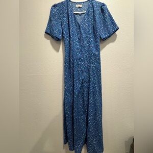 Roolee Blue Floral Dress